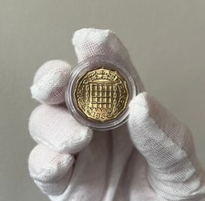 1966 Queen Elizabeth Three pence 3d (UNC)