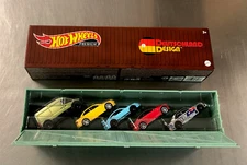 HOT WHEELS DEUTSCHLAND DESIGN SHIPPING CONTAINER BIN SEALED SET OF 5
