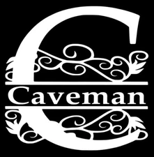 Personalized Custom Vine Split Letter & Name Monogram Decal Yeti Cup / Tumbler