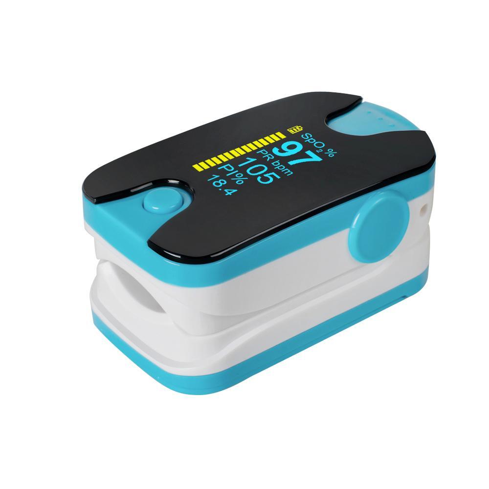 Portable OLED Pulse Oximeter Monitor SPO2 PR PI Respiration Rate Waveform