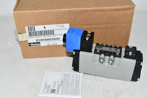 NEW Parker H1EVXBG0B9D Isys ISO H1 Series Single Solenoid 4-way 2-position Valve