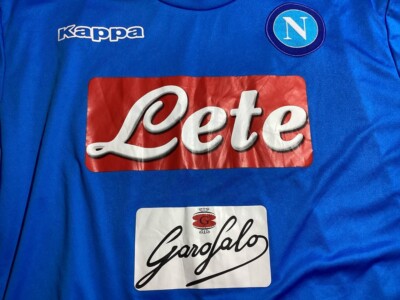 SSC NAPOLI 2016 2017 Home Football Shirt Soccer Jersey Kappa Sz XL