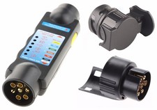 7 Broche & 13 Remorque Câble Câblage Prise & Testeur Set (3 Kit Pièce)