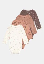 New Baby Girl Carter's 4-Pack Long-Sleeve Bodysuits 3M-24M