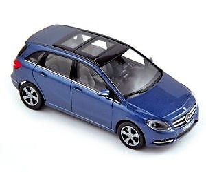 Miniature Mercedes B180 bleu lotus Norev 351330 idée cadeau pour collectionneur 1:43