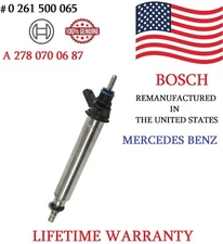 OEM BOSCH Single Fuel Injector For 2015-2017 MERCEDES-BENZ TURBO # 0 261 500 065