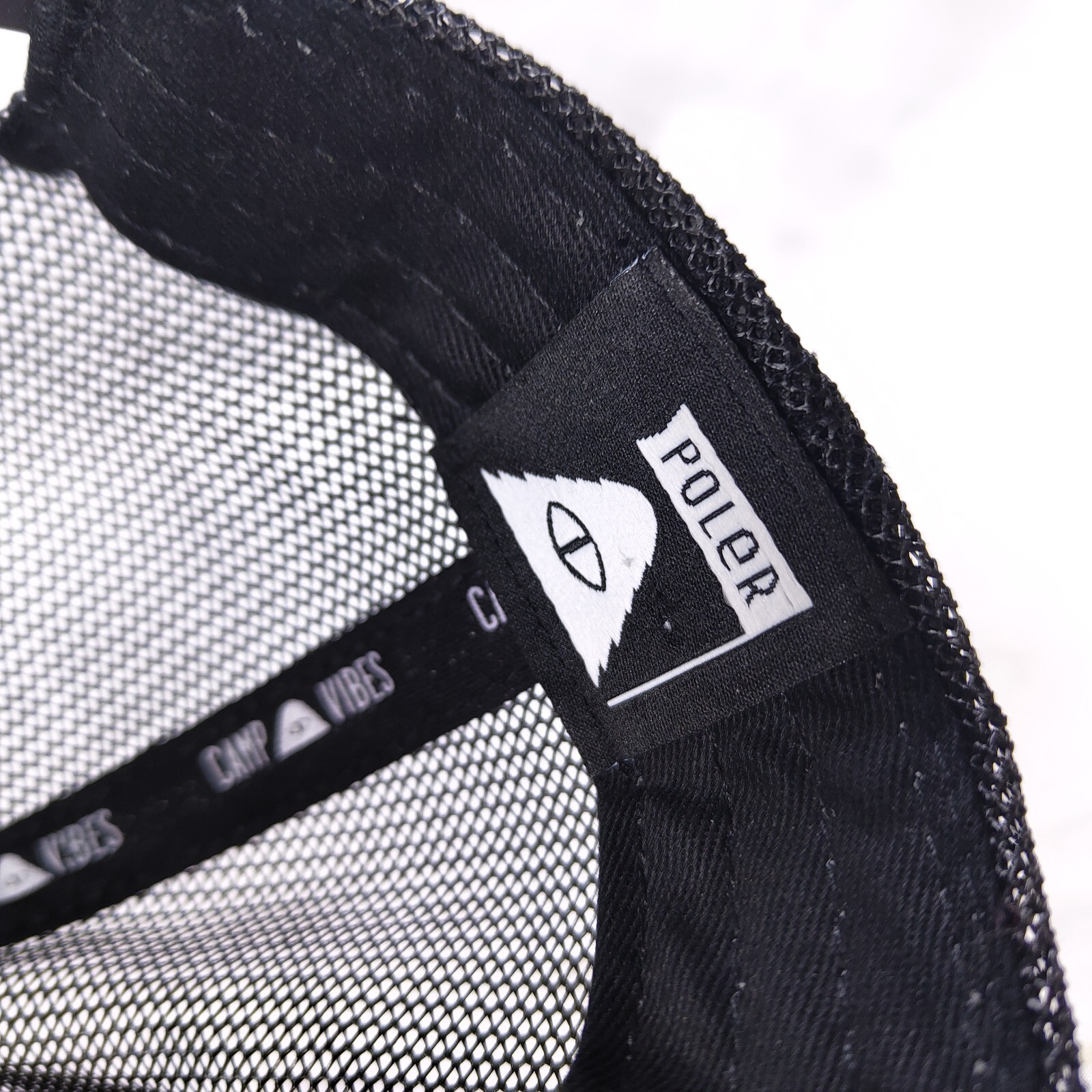 Poler Summit Trucker Hat Cap Snap Back Black Whit… - image 6