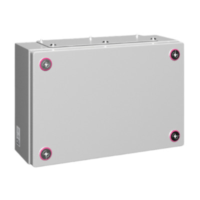 Rittal KX 1531.000 Small Enclosure KX Terminal Box, Carbon Steel, with Flange