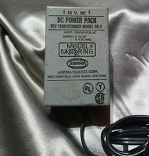 AURORA- DC Power Pack Toy Transformer Model DC-5 18V Model Motoring Pre-Owned