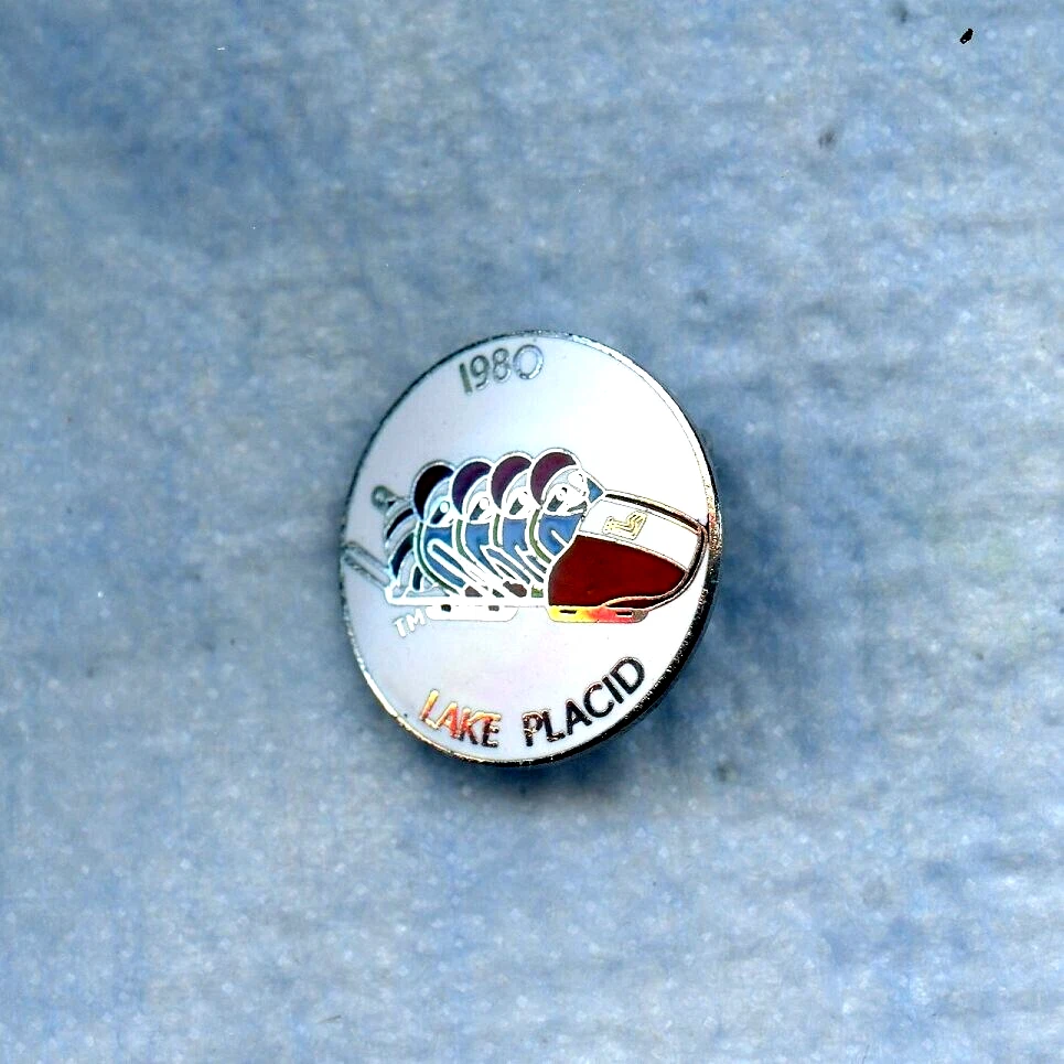 Insigne épinglette Jeux Olympiques D'hiver 1980 - Lake Placid - Vintage USA