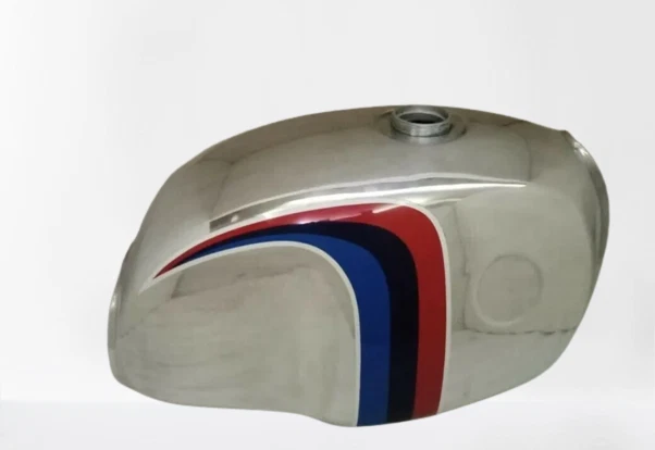 BMW R100 Rt Rs R90 R75 R80 cromo con tanque de gasolina de acero multicolor / APTO PARA Foto 3 de 4