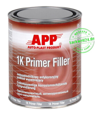 APP Primer-Filler, Hellgrau, Füllgrundierung, 1 Liter, Rostschutzgrundierung
