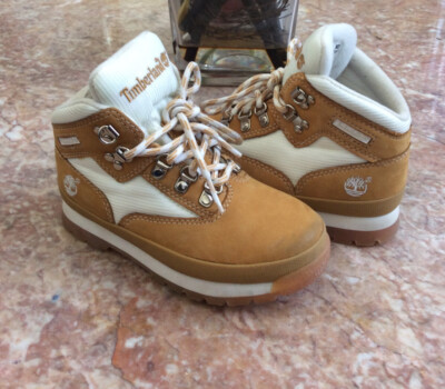 Timberland Preschool Euro Wheat Tan Field Boot 94837 8022 Size