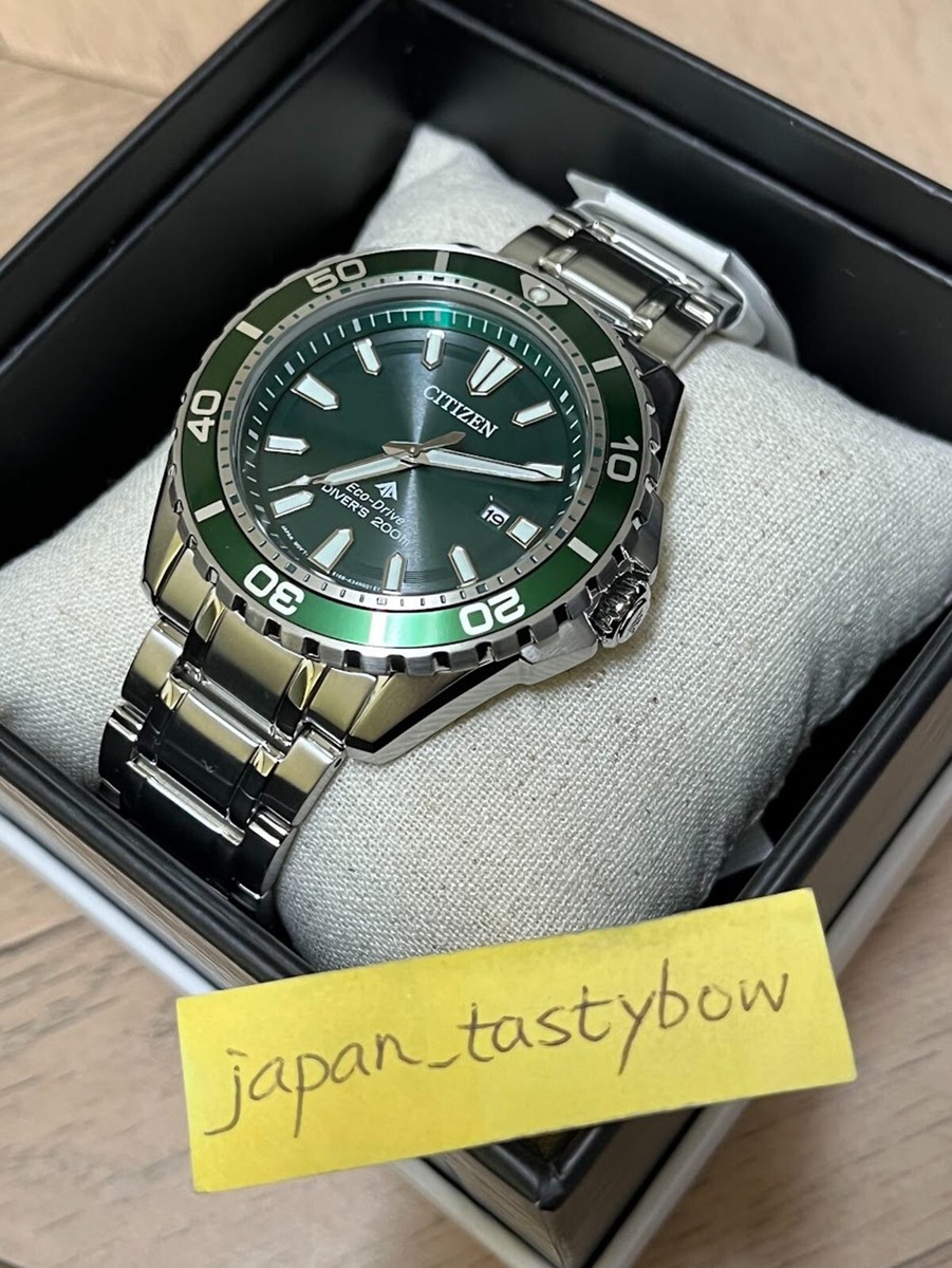 Citizen Promaster MARINE BN0199-53X Eco-Drive Green Dial Diver