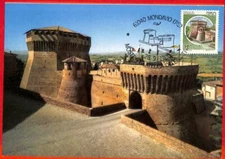 aa3280 - ITALY - POSTAL HISTORY - Maximum Card 1980 ARCHITECTURE Castle CASTELLI