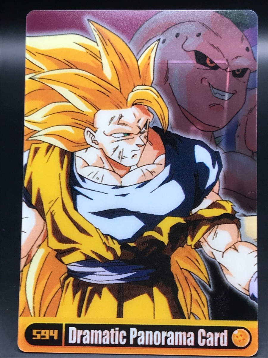 Goku DRAGON BALL Dramatic Panorama Card TCG MORINAGA Vintage No