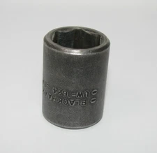 Blackhawk USA 3/4" 6 Point 1/2" Drive Shallow Impact Socket UW-1624