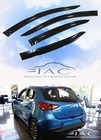 For Mazda 2 2014-ON Window Visor Vent Sun Shade Rain Guard Door Visor