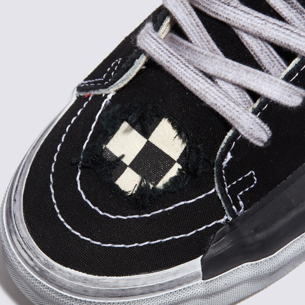 New Vans Sk8-Low Reconstruct Stressed Black/Red Sneakers Low New Vans Sk8-Low Reconstruct Stressed Black/Red Sneakers Low