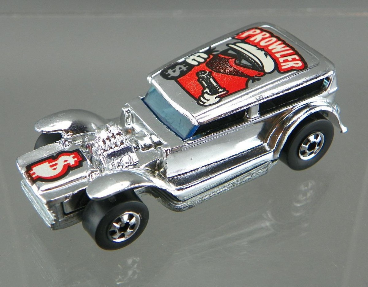 Hot Wheels 1969 Diecast 1/64 Blackwall Super Chrome Prowler Bandit