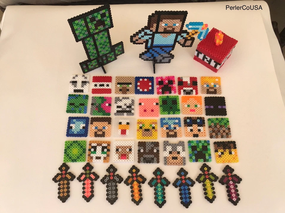 🥳 12 Piezas Mina Artesanía Niños Fiesta de Cumpleaños Favores Decoración CupCake Toppers Rando Foto 3 de 4