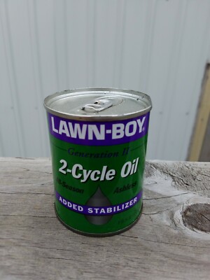 Lawn Boy 89930 8-Ounce 2-Cycle Ashless Engine Oil - OLD / VINTAGE CAN - Gen II