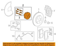 GM OEM 15-22 Canyon Front Suspension Brake Components-Hub Bearing 84681709
