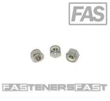 (25) 5/16-24 Stainless Steel Nylon Insert Lock Nuts - FINE THREAD UNF 5/16-24