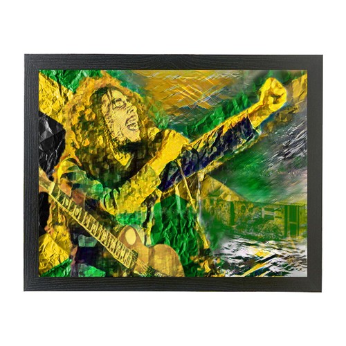 70 anni '70 Icon Legend BOB M REGGAE JAMAICA MUSICA cuscino per laptop vassoio da cena giro regalo - Foto 2 di 14