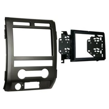 Metra 95-5822B Black Double DIN Stereo Install Dash Kit for Select 2009-10 Ford