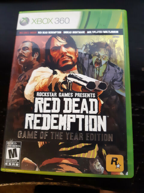 Read Dead Redemption GOTY Edition 360 Game + Manual + Case + Map
