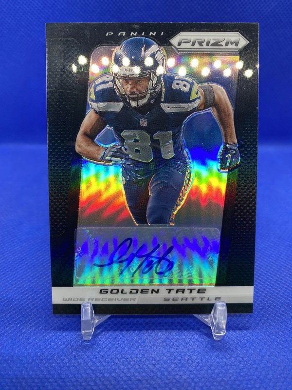2013 Panini Prizm Golden Tate Auto Black Ssp #d /25 #135 Seahawks Autograph ๐ฅ