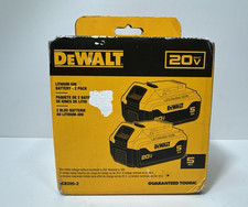 DEWALT DCB205-2 20V 5Ah Battery - Pack of 2 NEW
