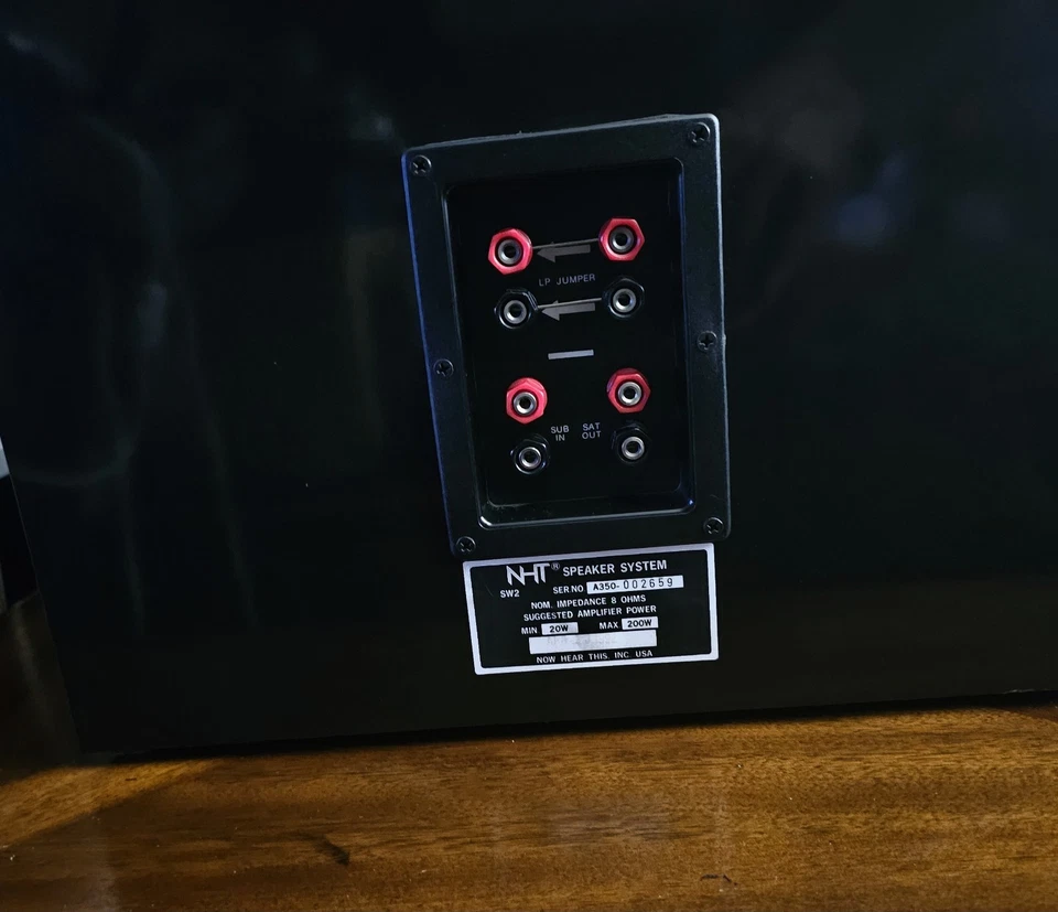 Subwoofer pasivo NHT SW2, negro, SOLO RECOGIDA LOCAL Foto 3 de 4