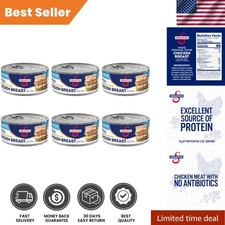 Swanson White Chunk Canned Chicken Breast - Gluten Free, Pack of 6