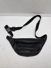 Leather Fanny Bag Black