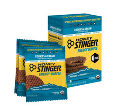 Honey Stinger Organic Energy Waffle Snack, Cookies Cream, Gluten Free, 1.06 oz