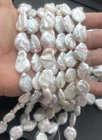 18-22mm Natural South Sea White Baroque Keshi Pearl Loose Beads  Jewelry Making
