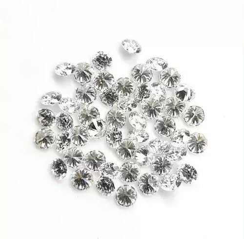 Certified 1 mm Round Cut CVD Diamond J Color IF Clarity 5 Pcs Diamond Lot - Picture 3 of 8