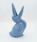 Rare Vintage Red Wing Blue Glaze Pelican #880 Bud Vase Ash Receiver