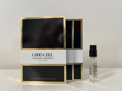 3 x CAROLINA HERRERA  Good Girl Eau De Parfum EDP Vial Spray Sample 1.5 ml