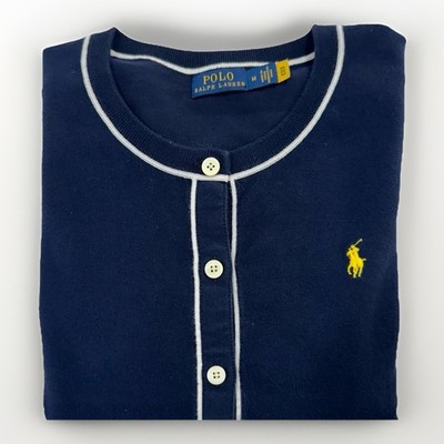 Polo Ralph Lauren Women’s US Open Preppy Tennis Cardigan Sweater Size Medium