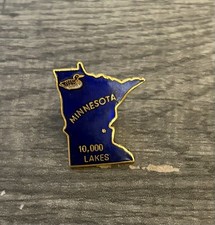 Vintage Minnesota Land Of 10,000 Lakes Mnstat...