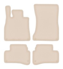 Velours-Fußmatten für Mercedes S W222 2013-2020 Limousine 4tlg Beige FORTUNA Velours-Fußmatten für Mercedes S W222 2013-2020 Limousine 4tlg Beige FORTUNA