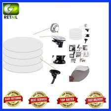 Clear Waterproof 80mm Round Adhesive Disks for Dashboard  Windshield Mounts