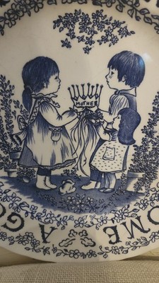 VTG Good Mother Makes A Happy Home 9'' PLATE Royal Crownford By Norma Sherman