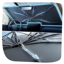 Upgraded Ice Graphene  Windshield Sun Shade Umbrella Medium 56" L x 31" W 