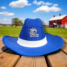 Vintage University of Kentucky Wildcats Cowboy Hat Made in USA Size Large Rare