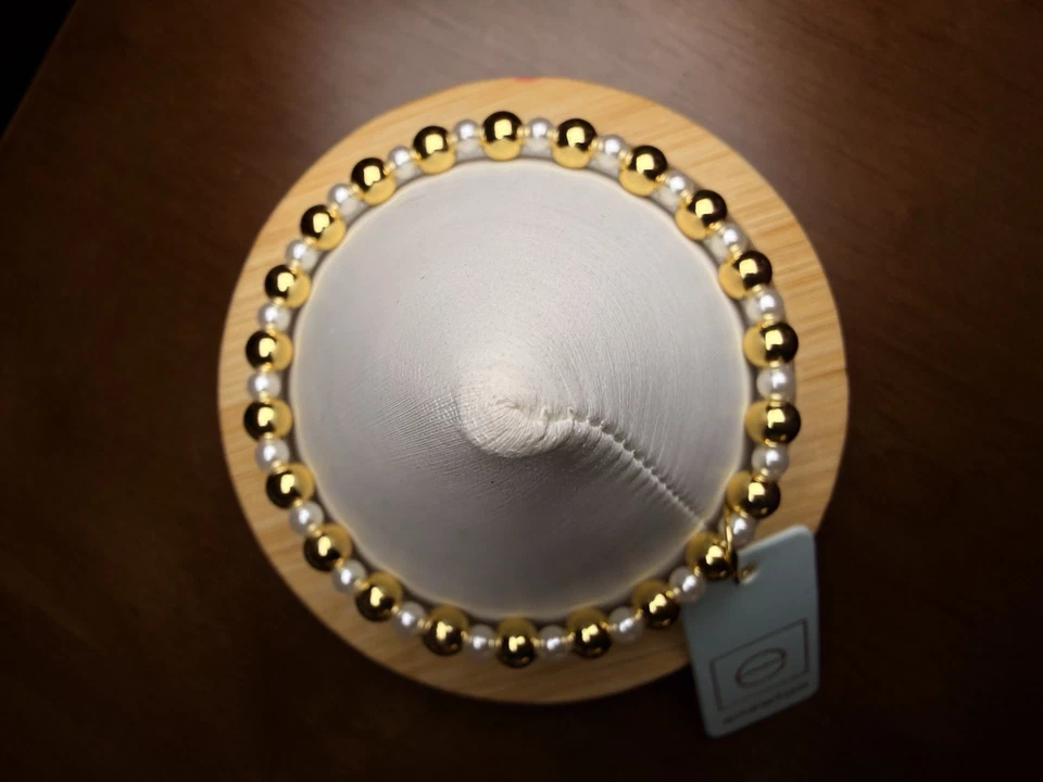 Pulsera Enewton Oro Perla Cuentas Con Bolsa para el Polvo Foto 3 de 3