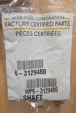 Whirlpool WP6-3129480 Genuine New OEM Maytag Speed Queen Dryer Roller Shaft
